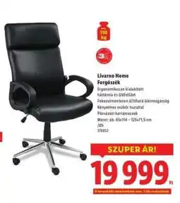 Lidl Livarno Home Forgószék ajánlat