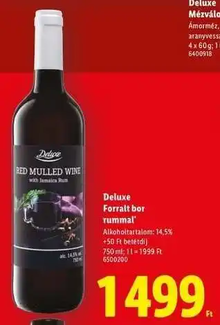 Deluxe Forralt bor rummal