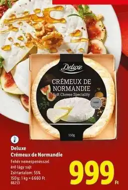 Lidl DELUXE Crémeux de Normandie ajánlat