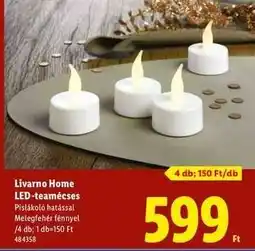 Lidl LIVARNO HOME LED-teamécses ajánlat