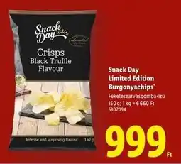Lidl SNACK DAY LIMITED EDITION Burgonyachips ajánlat