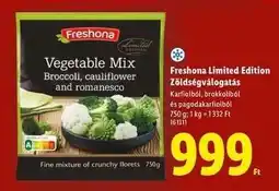Lidl FRESHONA LIMITED EDITION Zöldségválogatás ajánlat