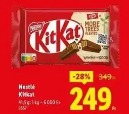 Lidl NESTLÉ Kitkat ajánlat