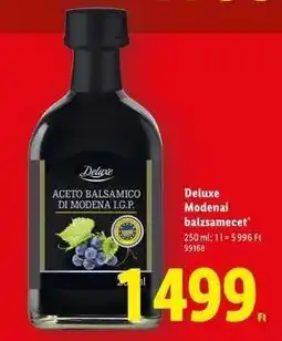 Lidl DELUXE Modenai balzsamecet ajánlat