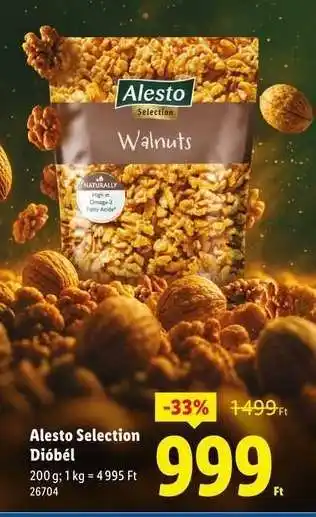 ALESTO SELECTION Dióbél