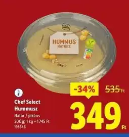 Lidl CHEF SELECT Hummusz ajánlat
