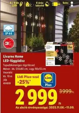 Lidl LIVARNO HOME LED-függődísz ajánlat