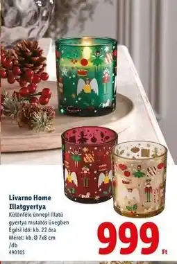 Lidl LIVARNO home Illatgyertya ajánlat