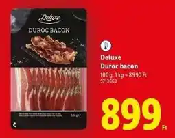 Lidl Deluxe Duroc bacon ajánlat