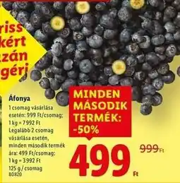 Lidl Áfonya ajánlat