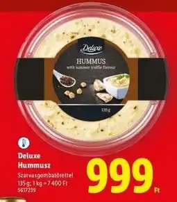 Lidl DELUXE Hummusz ajánlat