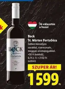 Lidl BOCK St. Márton Portagéza ajánlat