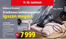 Lidl Cien BEAUTY Ionizáló hajszárító ajánlat