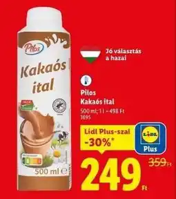 Lidl Pilos Kakaós ital ajánlat