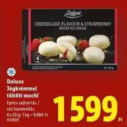 Lidl Deluxe Jégkrémmel töltött mochi ajánlat