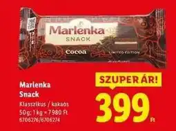 Lidl MARLENKA SNACK ajánlat