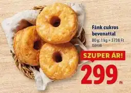 Lidl Fánk cukros bevonattal ajánlat