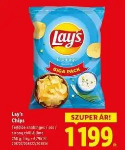 Lidl LAY’S Chips ajánlat