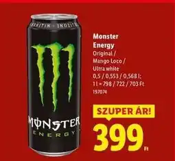 Lidl Monster Energy ajánlat