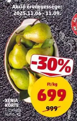 PENNY Xénia Körte ajánlat