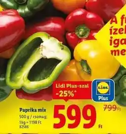 Lidl Paprika mix ajánlat
