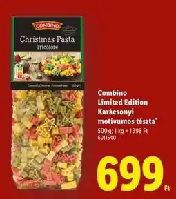 Lidl COMBINO LIMITED EDITION Karácsonyi motívumos tészta ajánlat