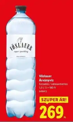 Lidl Vöslauer ásványvíz ajánlat