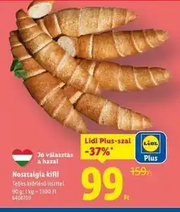 Lidl Nosztalgia kifli ajánlat