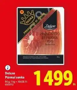 Lidl DELUXE Pármai sonka ajánlat