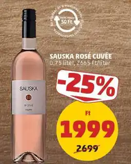 PENNY Sauska Rosé Cuvée ajánlat