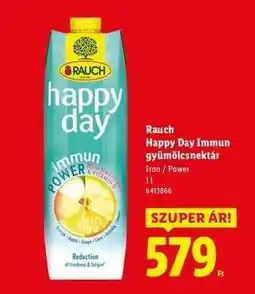 Lidl Rauch Happy Day Immun gyümölcsnektár ajánlat