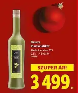 Lidl Deluxe Pisztácialikőr ajánlat