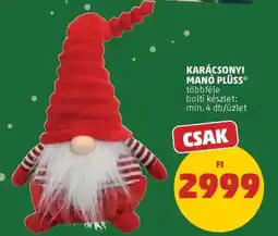 PENNY Karácsonyi Manó Plüss ajánlat