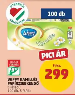 PENNY Wippy Kamillás Papírzsebkendő ajánlat