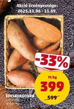 PENNY Édesburgonya ajánlat