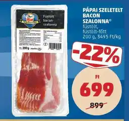 PENNY Pápai Szeletelt Bacon Szalonna ajánlat