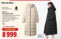 Lidl ESMARA Női steppelt kabát ajánlat