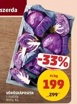 PENNY Vöröskáposzta ajánlat