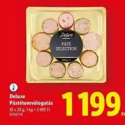 Lidl DELUXE Pástétomválogatás ajánlat