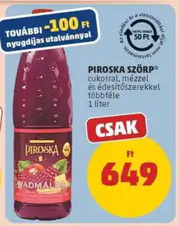 PENNY Piroska Szörp ajánlat