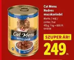 Lidl Cat Menü Nedves macskaeledel ajánlat