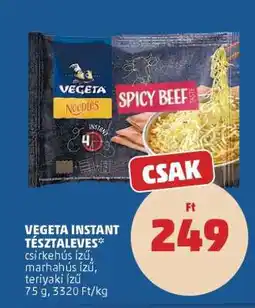 PENNY VEGETA Instant tésztaleves ajánlat