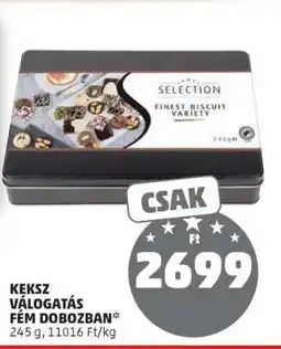 PENNY Keksz válogatás fém dobozban ajánlat