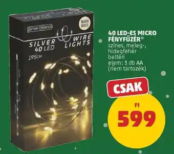 PENNY 40 LED-ES MICRO FÉNYFŰZÉR ajánlat