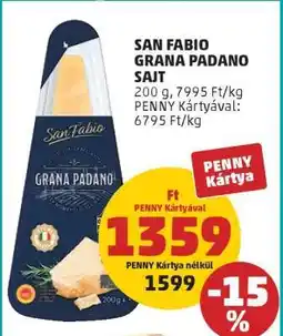 PENNY San Fabio Grana Padano Sajt ajánlat