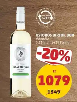 PENNY Ostoros Birtok bor ajánlat