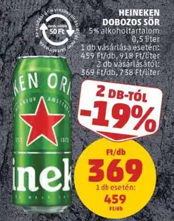 PENNY Heineken Dobozos Sör ajánlat