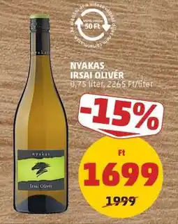 PENNY NYAKAS Irsai Olivér ajánlat
