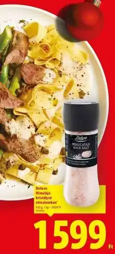 Lidl DELUXE Himalája kristálysó sómalomban ajánlat