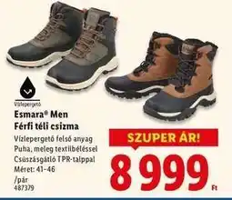 Lidl Esmara Men Férfi téli csizma ajánlat